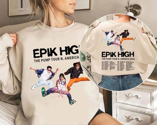 Discover Epik High - The Pump North America Tour 2024 Sweatshirt
