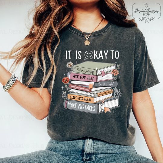 Discover It's Okay To Shirt, Mental Health Shirt, School Counselor Shirt