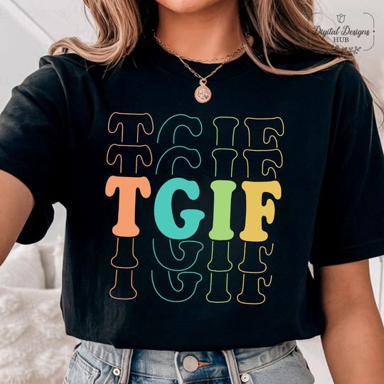 Discover Funny TGIF Teacher Shirt - Perfect for Kindergarten Teachers