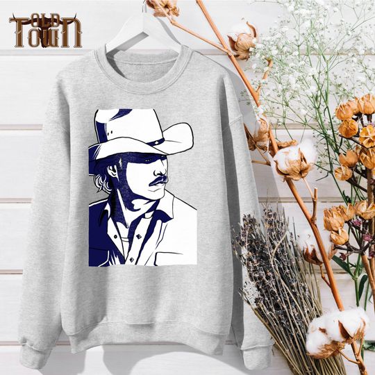 Discover Western Ugly Sweetshirts, Art Design Alan Jackson, Country Music Gifts,