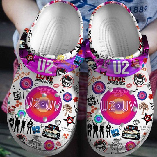 Discover U2 Clogs, The Joshua Tree Edition Clogs, Holiday Present, Gift for Music Lovers