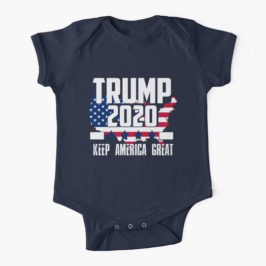 Discover Donald Trump President 2020 Election T-Shirt Baby One-Piece