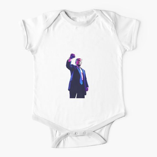 Discover Donald Trump waving his hand Baby One-Piece