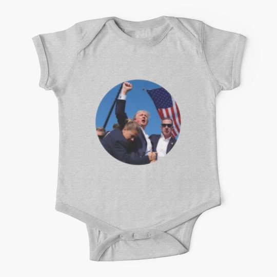 Discover Donald Trump Assassination Attempt Baby One-Piece