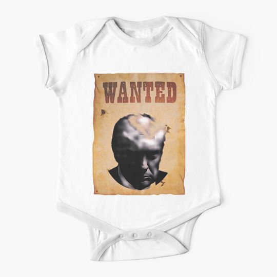 Discover Donald Trump Wanted poster Baby One-Piece