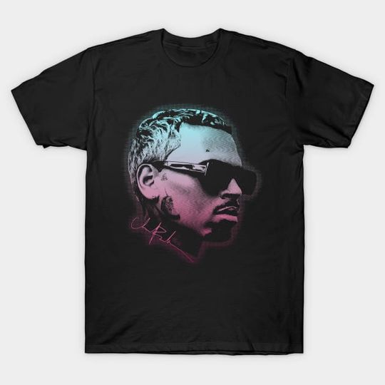 Discover CyberPunk Brown - Chris Brown Music - T-Shirt