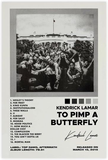 Discover To Pimp a Butterfly Kendrick Lamar Poster