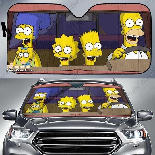 Discover The Simpsons Auto Sun Shades, The Simpsons Car Sun Shades