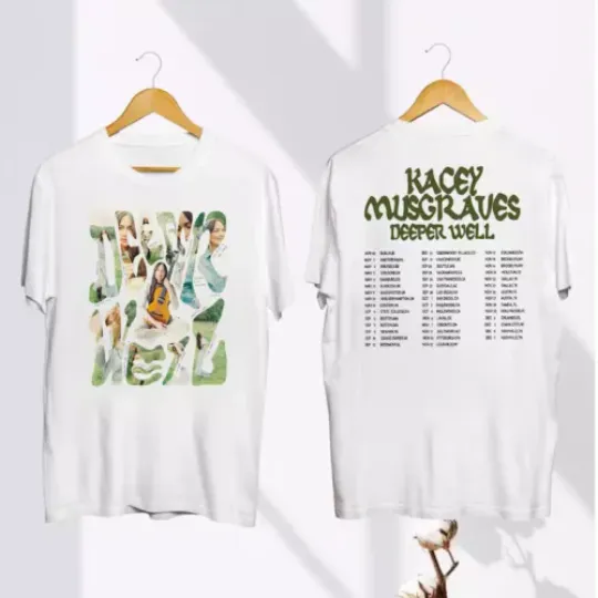 Discover Kacey Musgraves Deeper Well Tour 2024 T-Shirt, Kacey Musgraves Fan Shirt