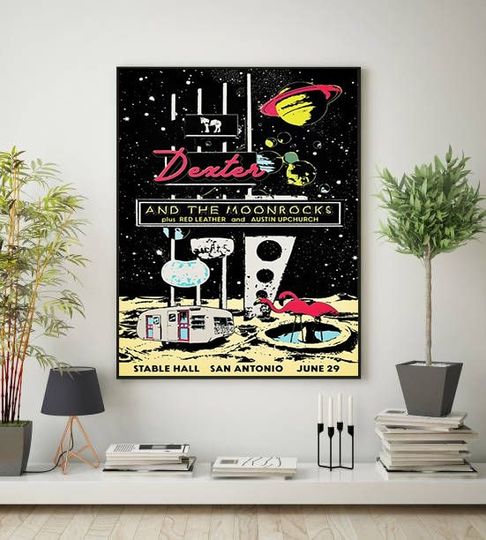 Discover Dexter And The Moonrocks Jun 29 2024 Stable Hall in San Antonio TX Poster