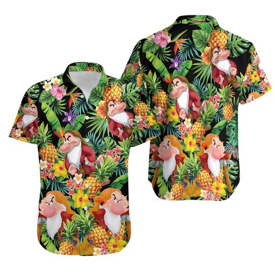 Discover Grumpy Dwarf Aloha Beach Shirt