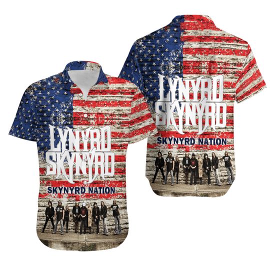 Discover Lynyrd Skynyrd Hawaiian Shirt- father day gift