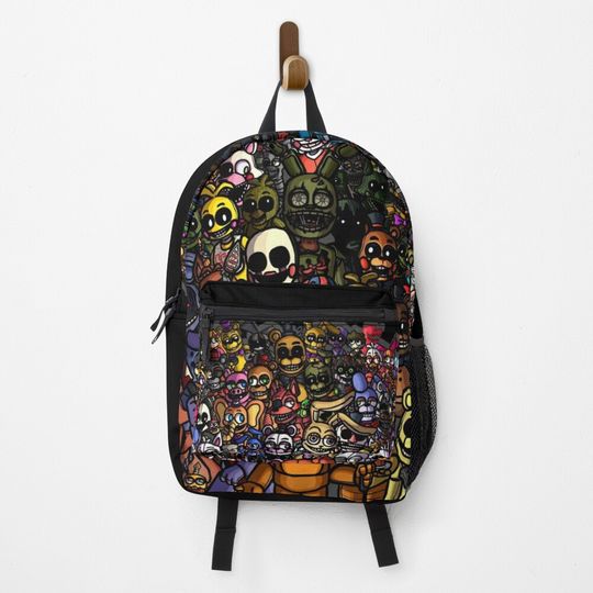 Discover FNAF Secuity Breach All Characters Design Backpack