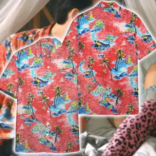 Discover True Romance Hawaiian Shirt, Christian Slater Costume Cosplay, Tarantino Movie 9