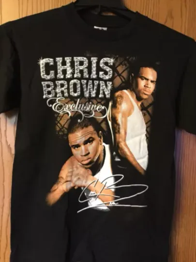 Discover Chris Brown.  Shirt.  “Exclusive” Tour.   Black.