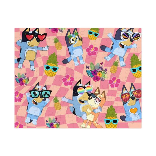 Discover BlueyDad Themed Jigsaw Puzzle, Gifts for Blueydad Fan
