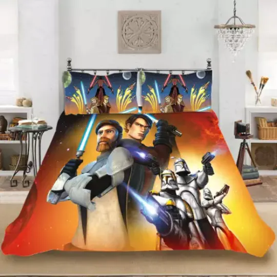 Discover Young Warrior And Old Warrior 3D Bedding Set