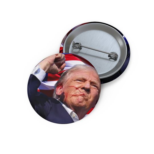 Discover Trump Shooting Rally Pin