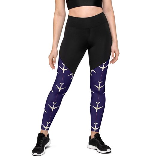 Discover Stitches x Planes Compression Leggings