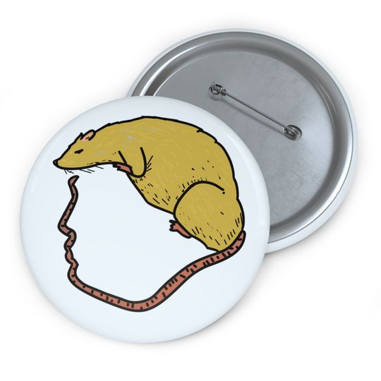 Discover Trump Rat Pin Button for Anti-Trump