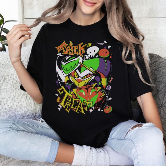 Discover Fizzarolli Halloween T-Shirt, Robo Fizz Halloween Hazbin Hotel and Helluva Boss Shirt