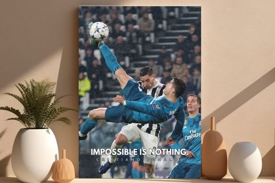 Discover Cristiano Ronaldo Poster, Portugal Football Print, Football Poster, Soccer Poster