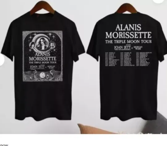 Discover Alanis Morissette The Triple Moon Tour 2024 T-Shirt