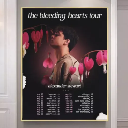 Discover Alexander Stewart 2024 Tour poster