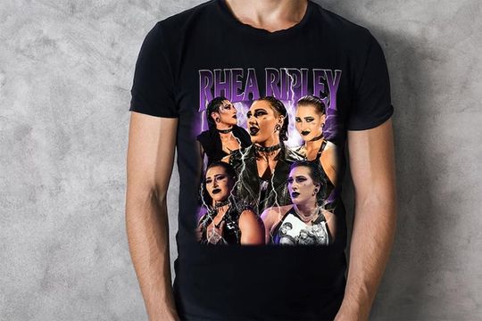 Discover Limited Rhea Ripley Vintage Shirt, Gift For Woman and Man T-Shirt
