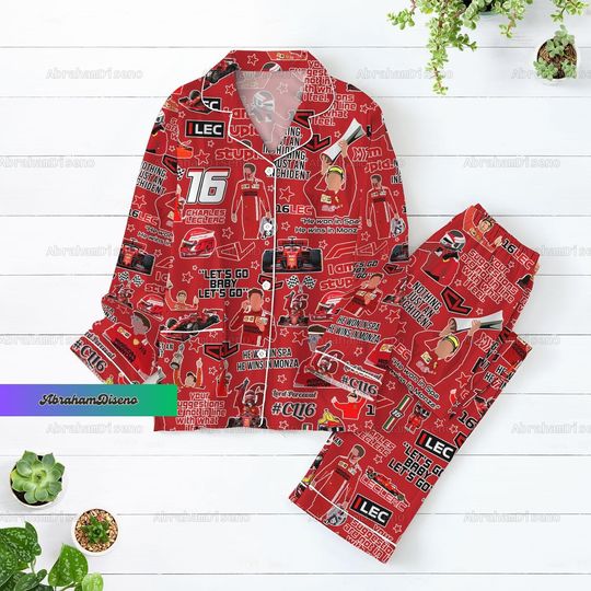 Discover Charles Leclerc Pajamas Set for Fans