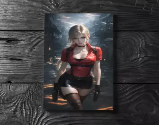 Discover Resident Evil Claire Redfield Poster Print