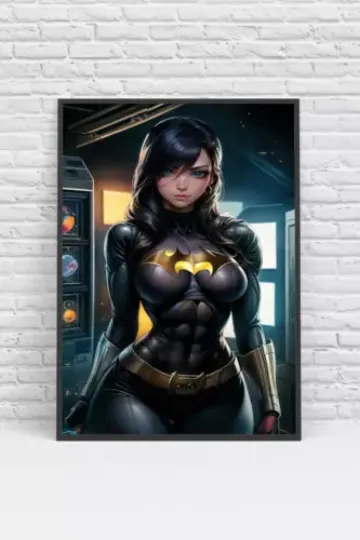 Discover Sexy Batgirl Justice League Poster Print