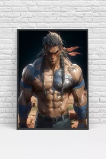 Discover T. Hawk Street Fighter Capcom Video Game Poster Print