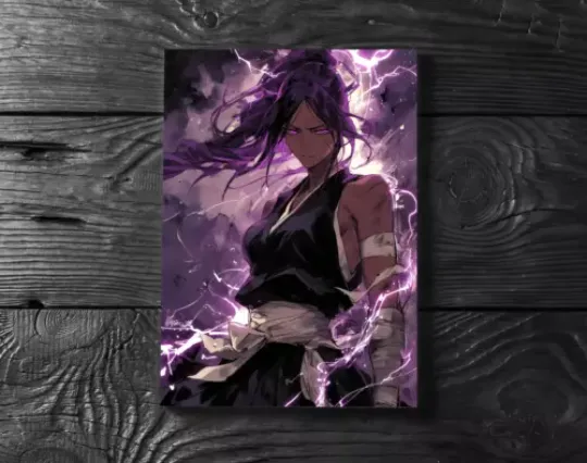Discover RIPP JUNC Yoruichi Shihouin Poster Print Anime Manga