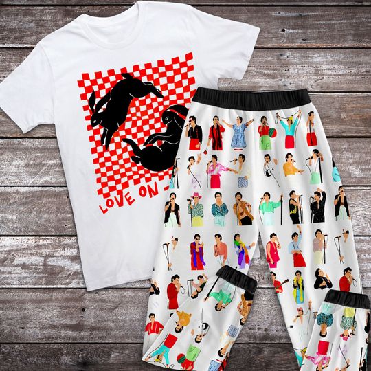 Discover Harry - Love On Tour Pajamas Set, Personalized Family Pajamas, Love On Tour Family Pajamas Set.