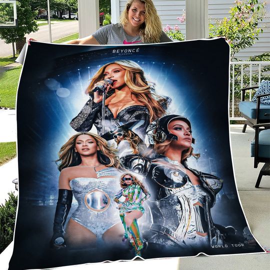Discover Beyonce Renaissance World Tour Fleece Blanket