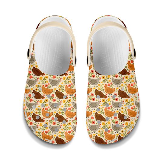 Discover Chicken Farmer Clog Shoes - Funny Design