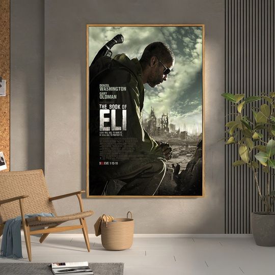 Discover Book Of Eli Movie Poster, Wall Art, Poster Print, Home Decor, Vintage Art