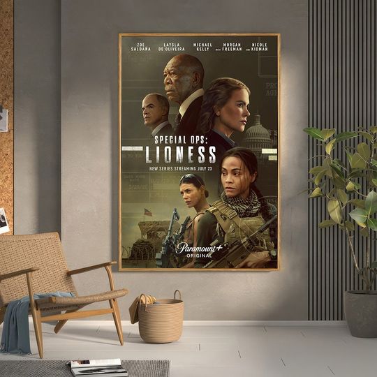 Discover Special Ops Lioness Movie Poster, Wall Art, Poster Print, Home Decor, Vintage Art