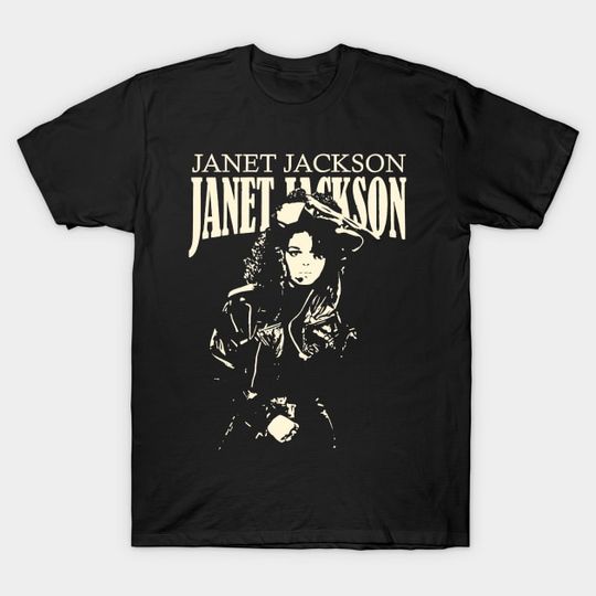 Discover Janet Jackson Vintage Janet Jackson - Janet Jackson - T-Shirt