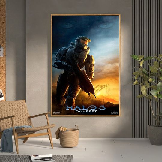 Discover Halo Movie Poster, Wall Art, Poster Print, Home Decor, Vintage Art