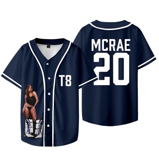 Discover Tate McRae T8 Baseball Jersey Merch  Baseball Jersey