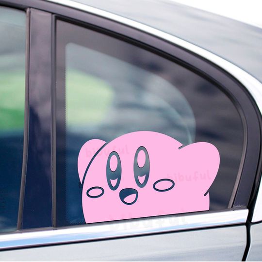 Discover Kirby Peeker Anime Decal
