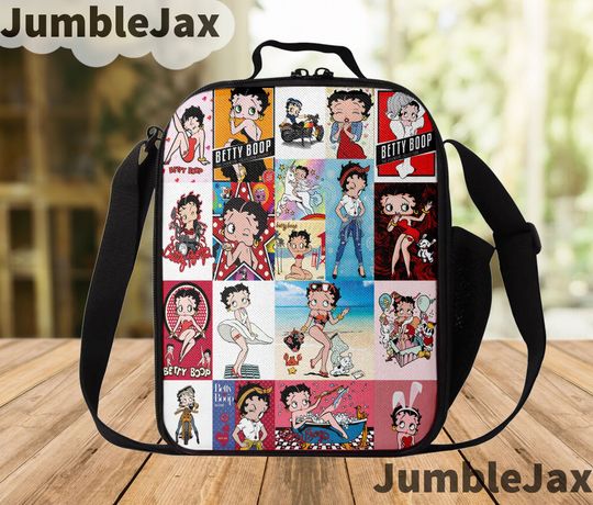 Discover Betty Boop Personalized Lunch Box Bag, Betty Boop Custom Lunch Bag
