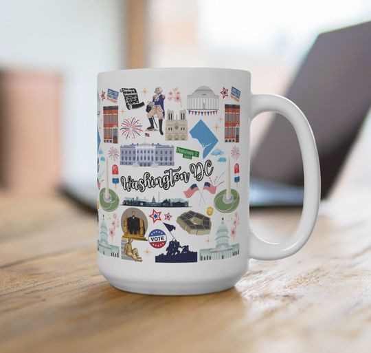 Discover Washington DC City Coffee Mug