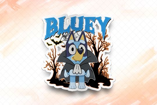 Discover BlueyDad Halloween Waterproof Stickers, Halloween Stickers
