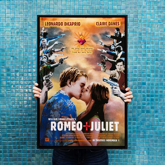 Discover Romeo & Juliet ..Leonardo DiCaprio Classic Movie Poster