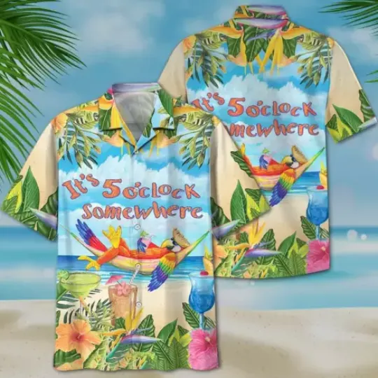 Discover Jimmy Buffett Parrot HAWAIIAN T-Shirt