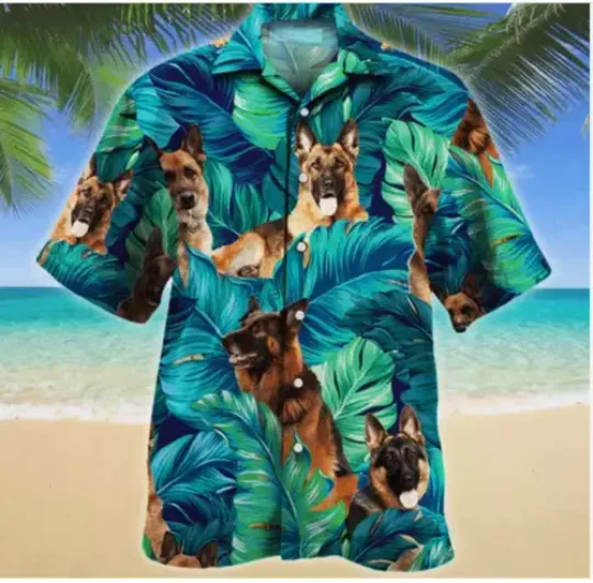Discover Bobsgardens German Shepherd Dog Lovers 3D HAWAI SHIRT
