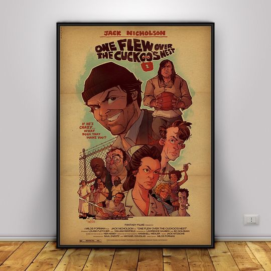 Discover One Flew Over the Cuckoo's Nest Poster for Home Decor